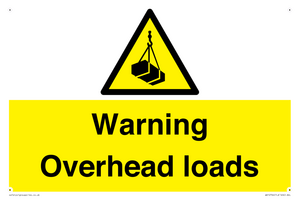 Warning Overhead loads